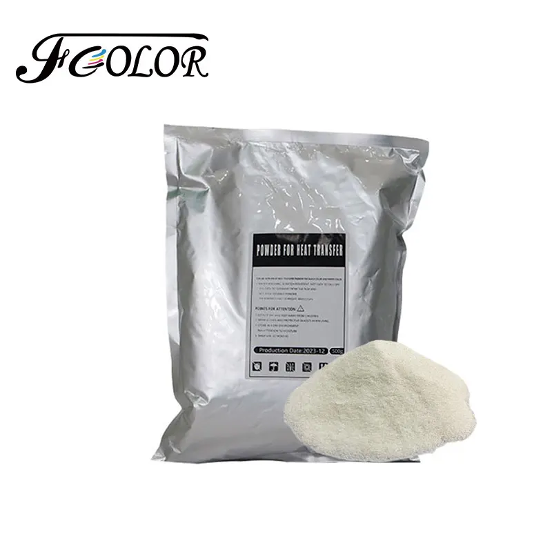 

FCOLOR 500g DTF Powder for DTF Printer Hot Melt Adhesive for Direct To Film Tshirt Printing Machine DTF Powder