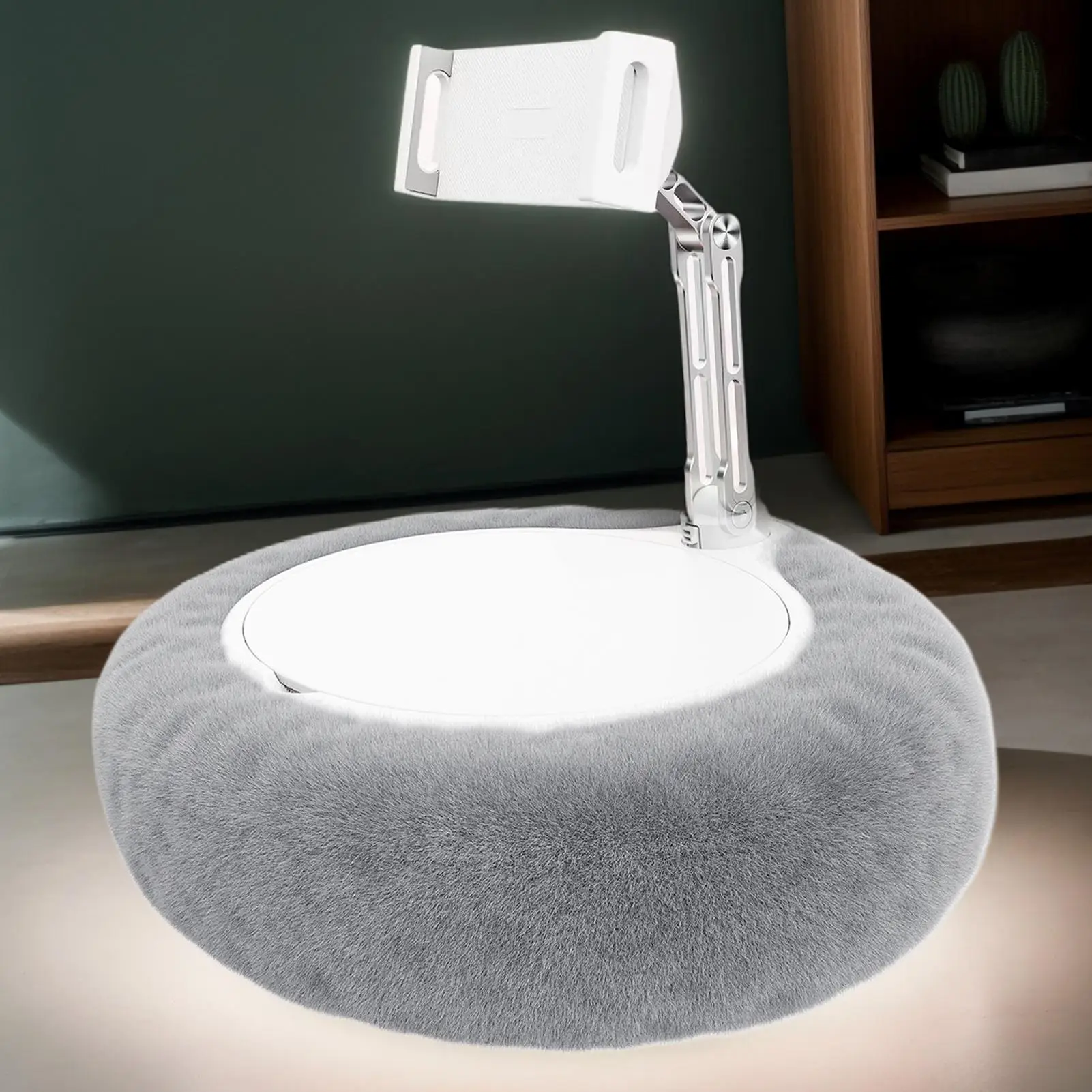 タブレット枕ホルダーラップ携帯電話クレードルソファデスクトップ携帯電話マウントドレッシングテーブルデスク回転可能なタブレット