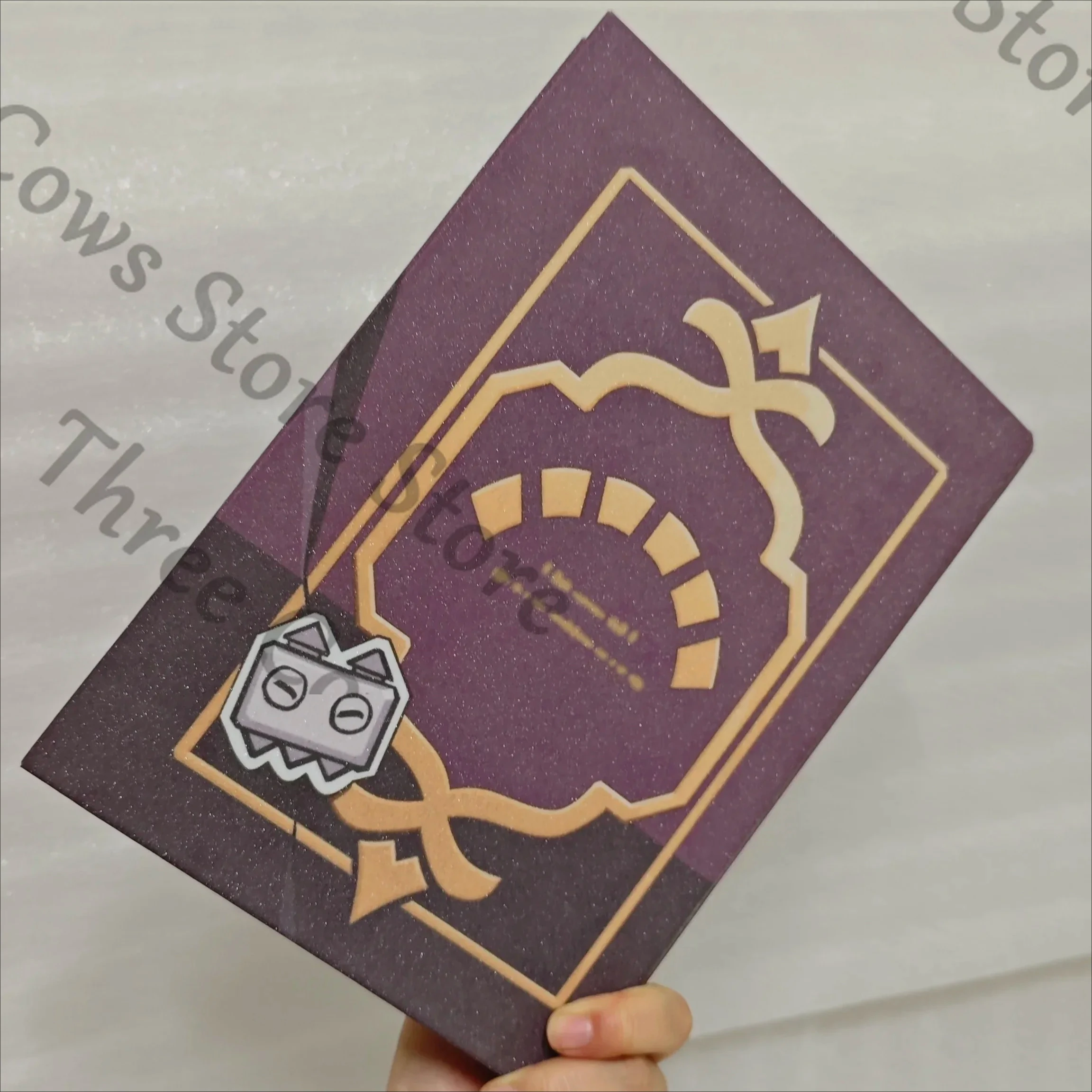 

Anime Genshin Impact Prune Cosplay Cartoon Handmade Prop Book Loose-leaf Notebook Accessories Workbook Model Models Kit Gift