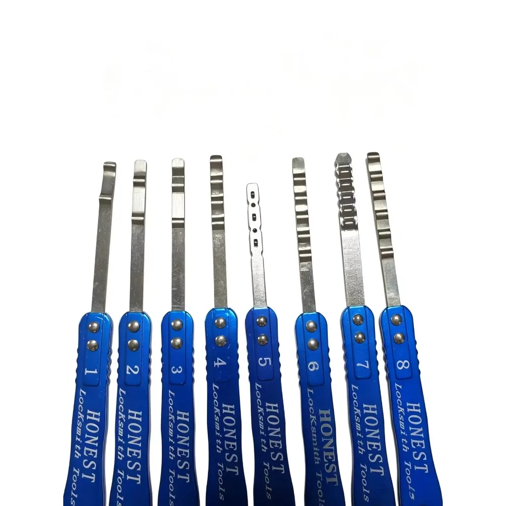 High-Quality Professional Locksmith Tools 8+2 Pieces, Fast Opener Lock Pick Set for Kaba Locks, Dimple Locks and Safe Boxes
