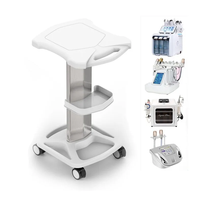 Professional Beauty Instrument Salon Rolling Trolley Stand Barber Shop Storage Shelf Mobile Cart Wit Wheel Minimalist Design