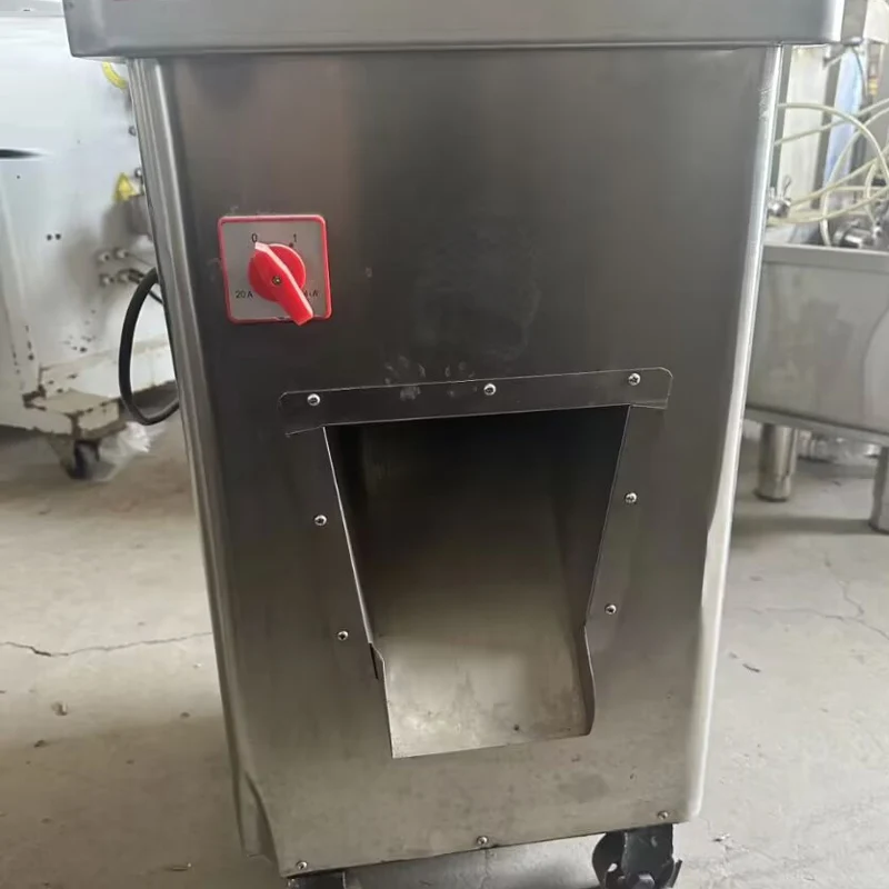 220V Meat Slicer Automatic Meat Cutter Machine 1500W High-Power Stainless Steel Electric Meat Slicer Shredder Machine