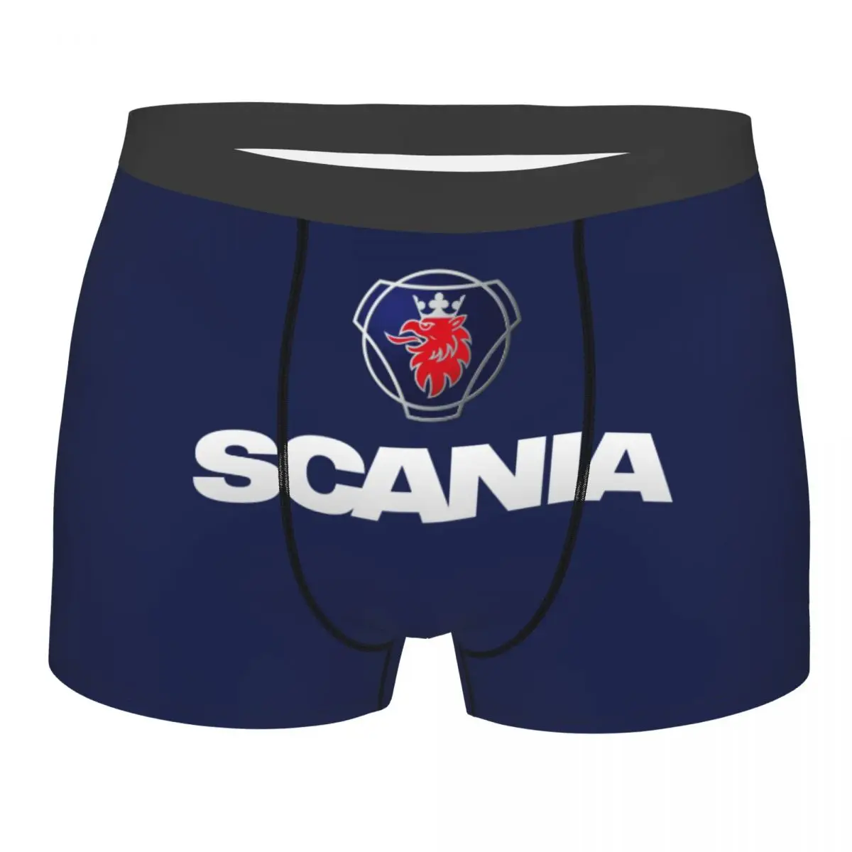 

Пользовательские шорты-боксеры Швеция Saabs Scanias для Homme с 3D принтом Truck Club, нижнее белье, трусы, эластичные трусы
