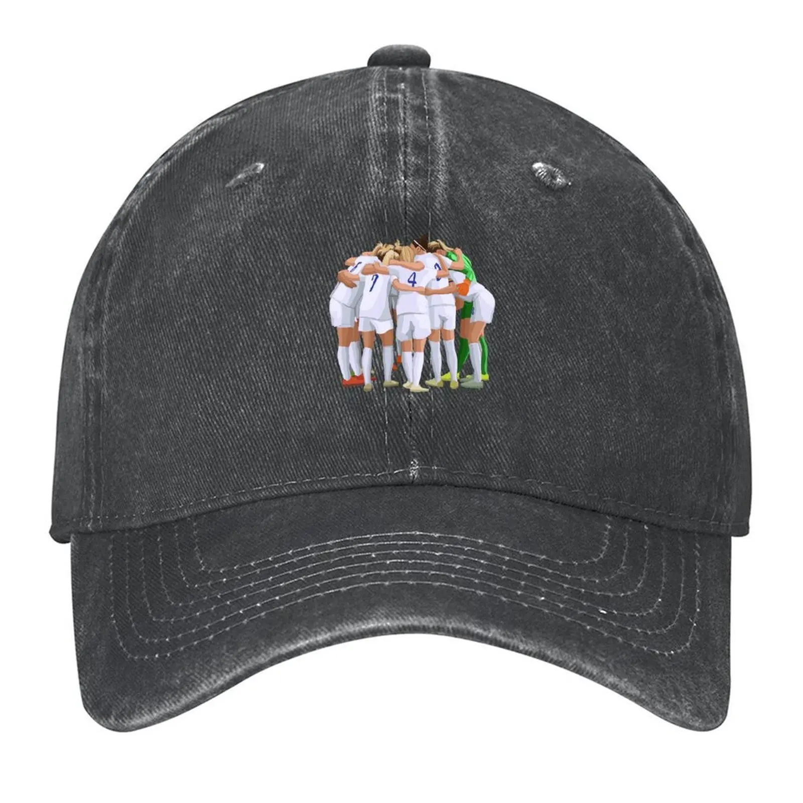 

lionesses huddle women’s euros Baseball Cap New In Hat Luxury Brand hard hat Custom Cap Designer Man Women's