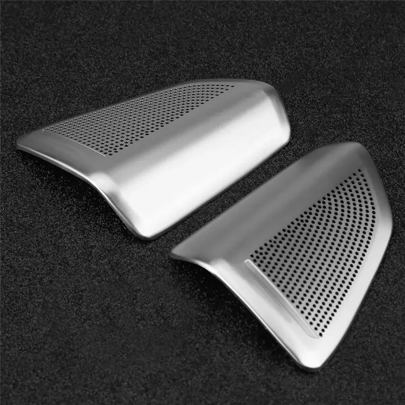 

A026-1 Pair Car Styling Door Stereo Speaker Tweeter Covers Stickers Trim For BMW X5 X6 F15 F16 2014 2015 2016 2017 2018