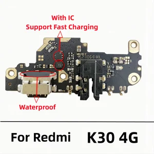 Original USB Dock Connector Board -Ladegerät, Ladeanschluss, Flex -Kabel für Redmi 9A, 9C, 9, K30, 4G, K30i, 5G 10 Hauptverkaufskabel Flex Redmi 9 - №8