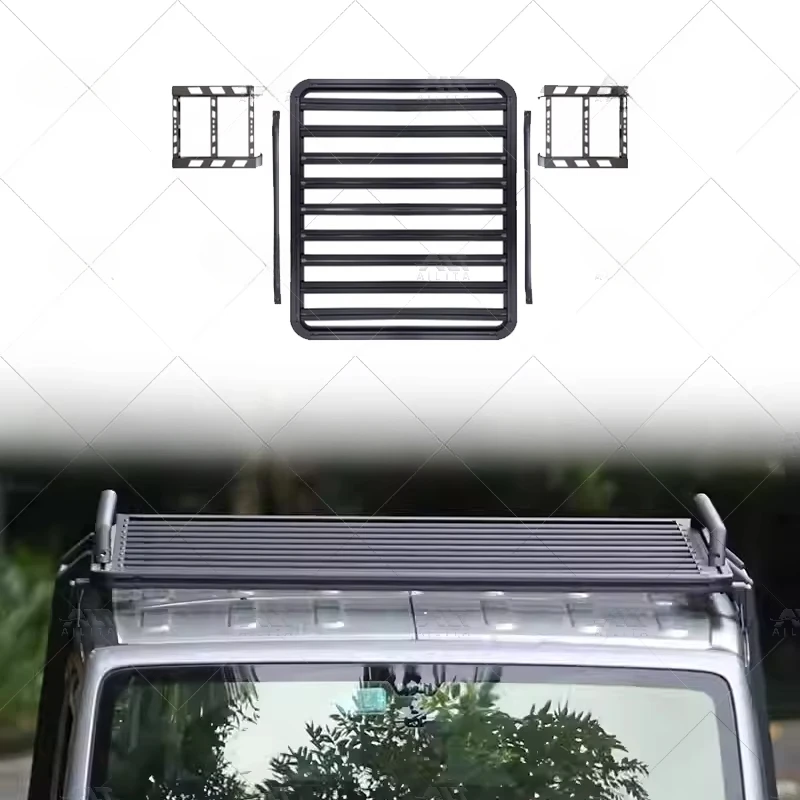 

Brand New Aluminum Alloy Body Parts Roof Rack Removable Cargo Rack for Wrangler JK JL Accessories