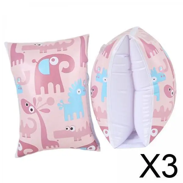 Children Inflatable Swim Arm Bands for Beginners Pool Armbands Comfortable Sleeves Swimming Training Accessories