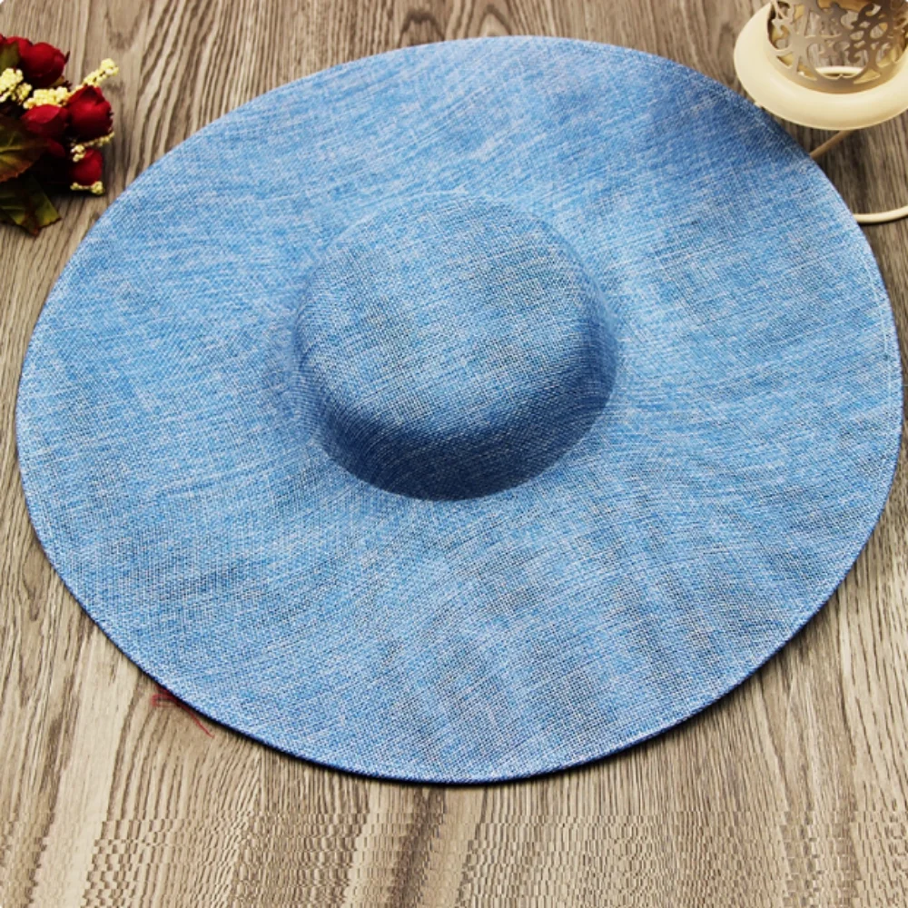 أزياء السيدات 38 سنتيمتر قطع زينة مستديرة Beses غطاء الرأس الزفاف السيدات قبعات قبعة فاسيناتور لتقوم بها بنفسك إكسسوارات الشعر #4