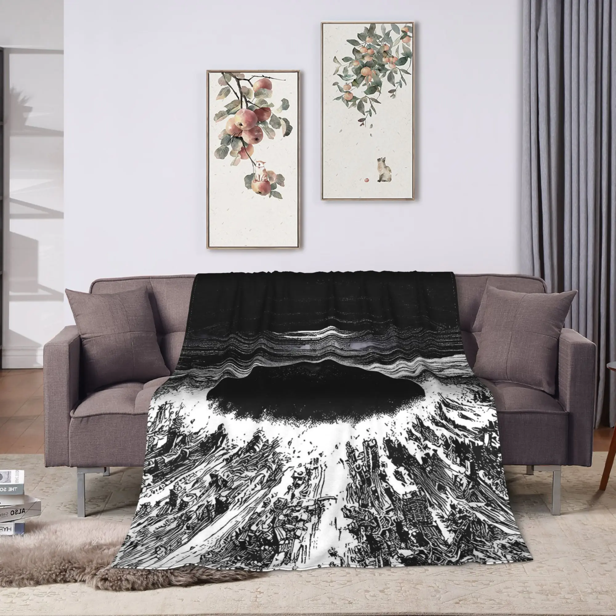 Japanese Anime film Akiras Flannel Blanket  Warm Soft Throw Blanket for Couch Bed Decorative Novelty Bedspread Sofa Bed Cover