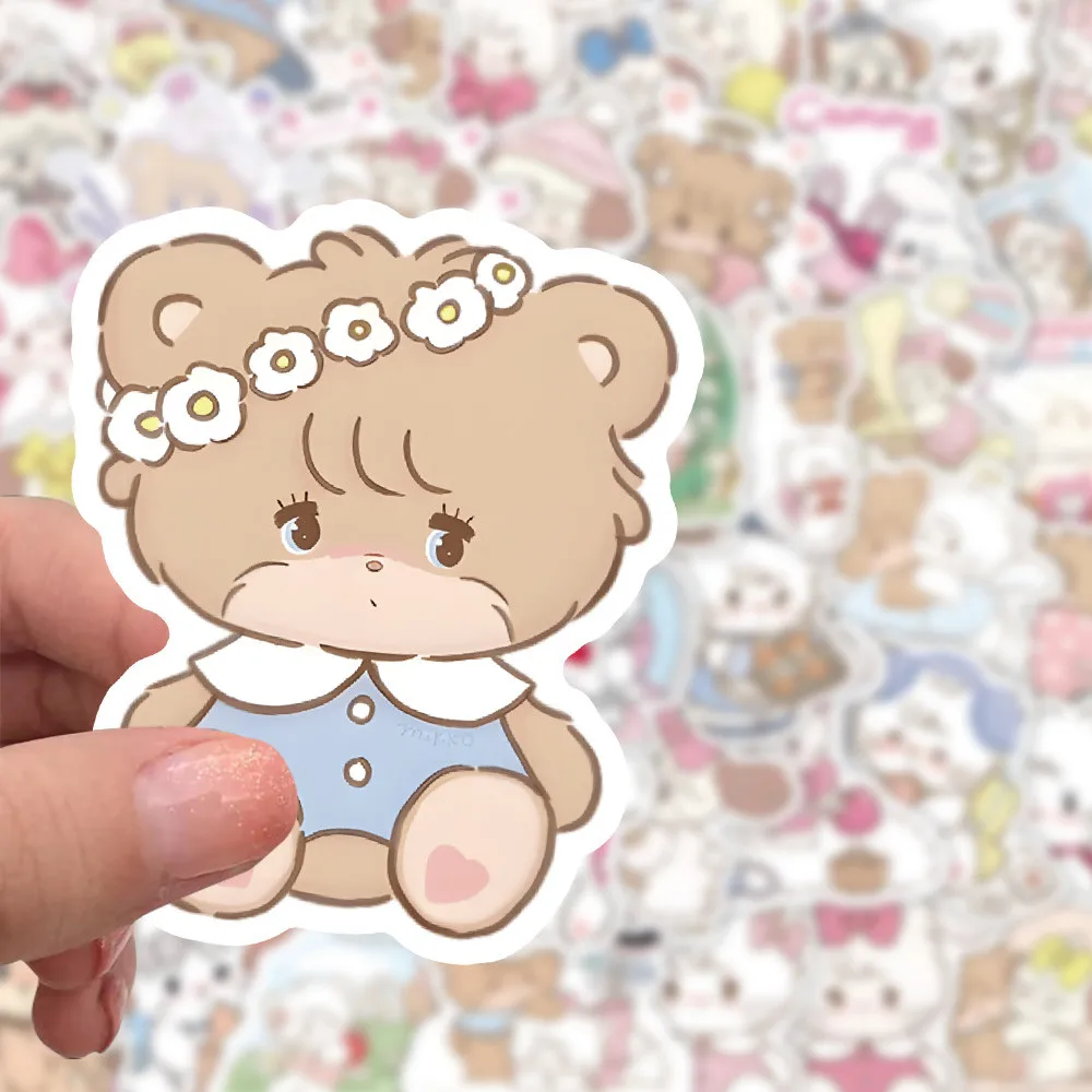 63 قطعة من ملصقات MIKKO Cat - ديكور شخصية لطيف، مثالي للكمبيوتر المحمول وحافظة الهاتف والزينة اليدوية وتسجيل متجر YourLife #4