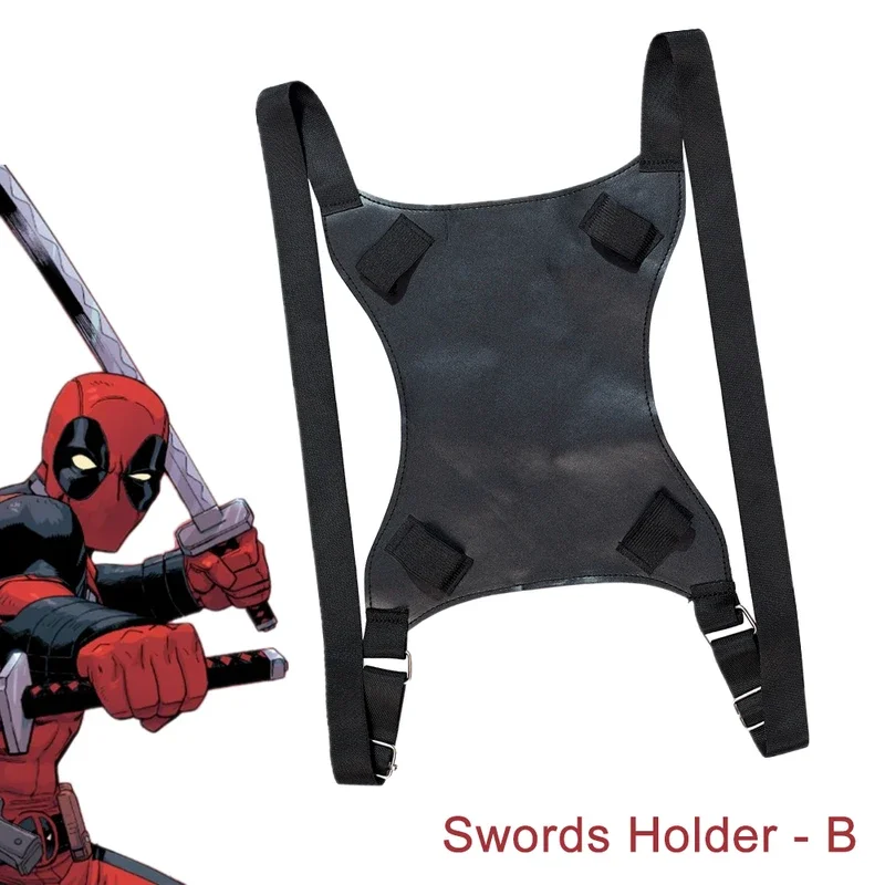 SN55Deadpool Supehero Accessori per costumi cosplay Coppia di spade Zaino Ragazzi Giocattoli Festa di compleanno Regalo Festa Dress Up Prop @ 54WE