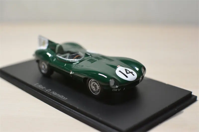 Diecast SPARK 1:43 Scale Jaguar D-type 14# 2nd Le Mans 1954 Alloy
