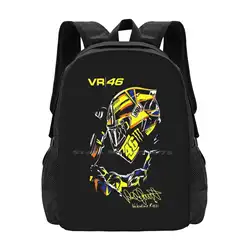 Yellow Doctor 3D Print Design Backpack Student Bag Rider Moto Gp Superbike Sport Best Selling Trending