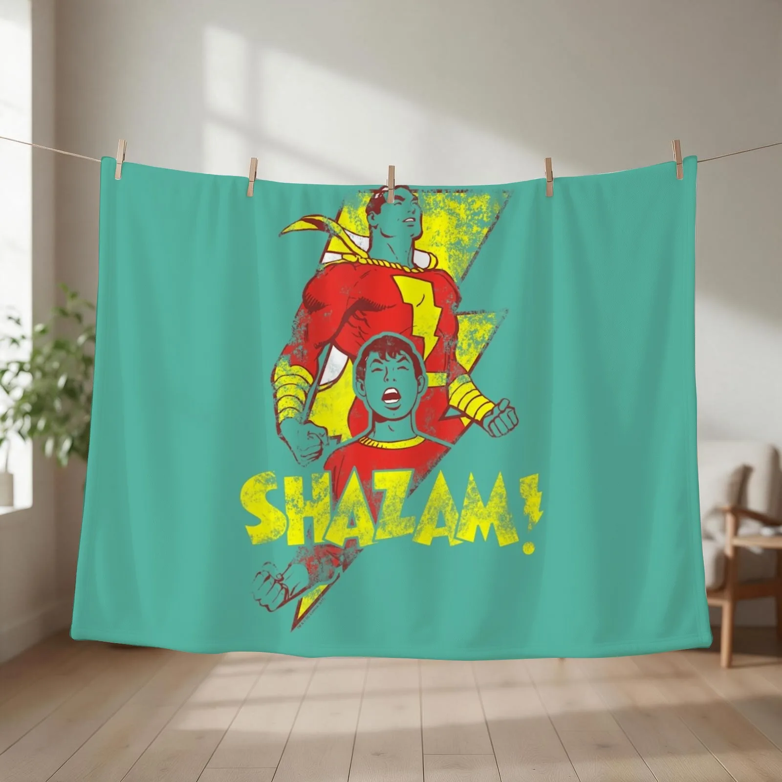 Shazam! Transformation Throw Blanket