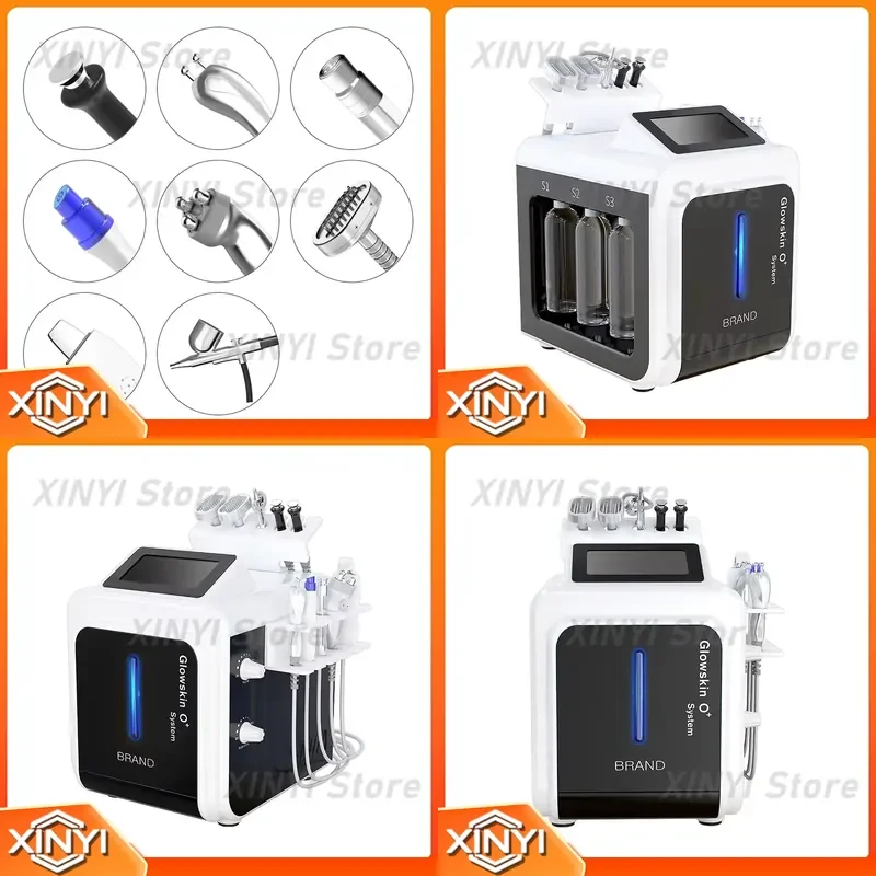 for 10 in 1 Multifunction Hydra Dermabrasion Cold Hammer Diamond Microdermabrasion Oxygen Spray Dead Skin Removal SPA Beauty