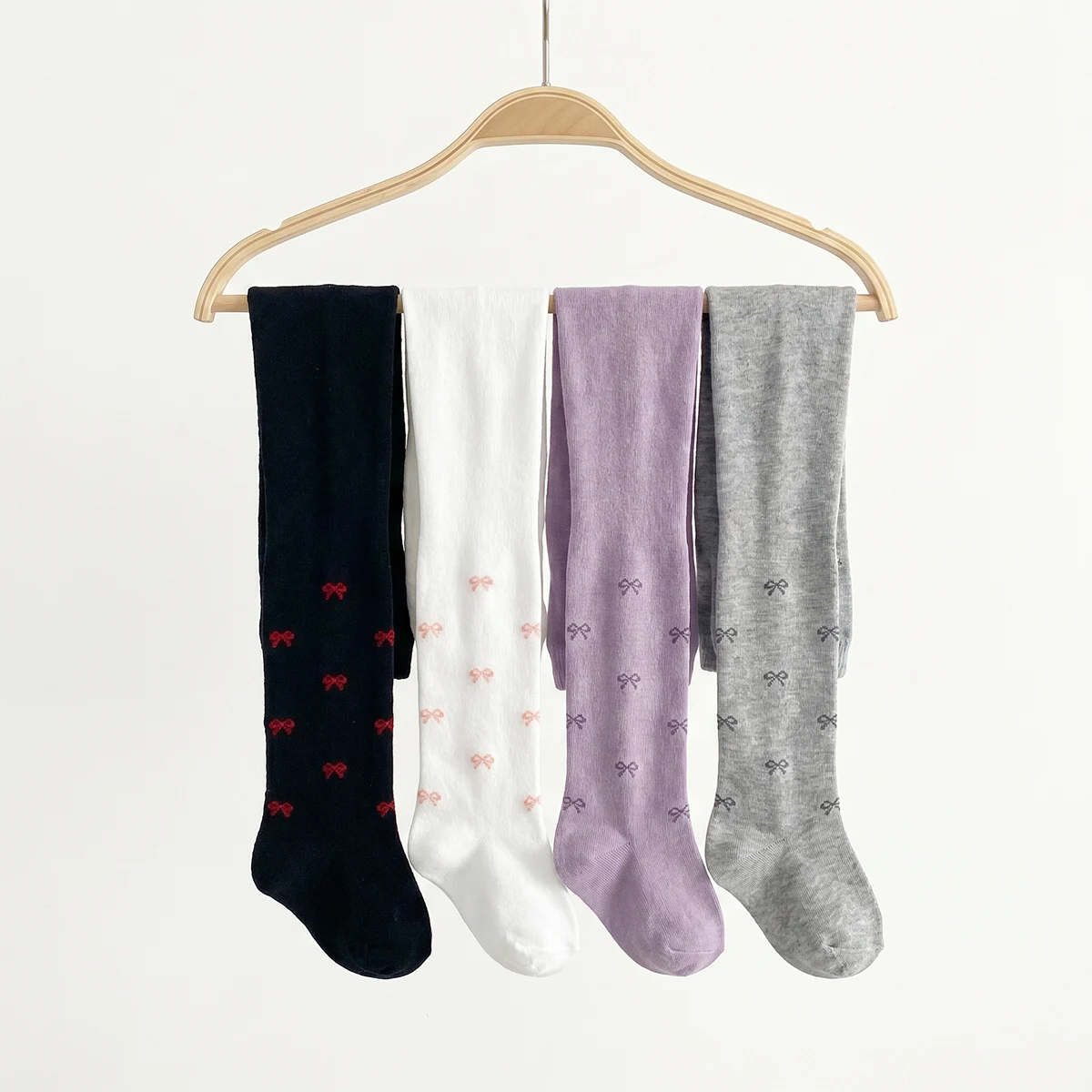 4 Stück Kinder-Frühlings- und Herbststrumpfhosen, Mädchen-Skinny-Leggings. Ideal für den täglichen Gebrauch von Kindern, weich und bequem mit moderatem Tragekomfort. – Detail 4