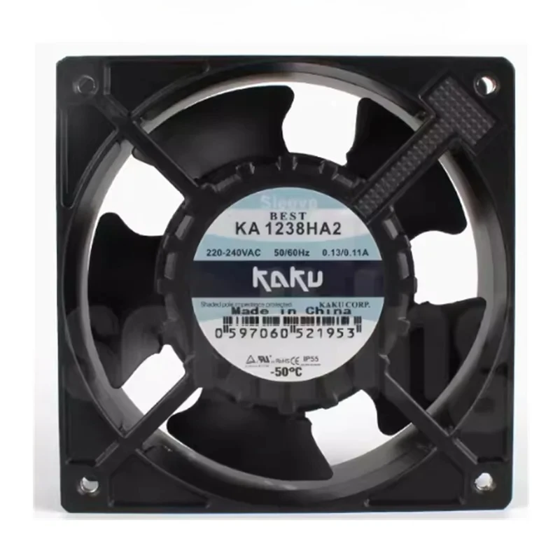 

Подходит для KAKU KA1238HA2 12038 220V0.13A масляный высокотемпературный водонепроницаемый охлаждающий вентилятор