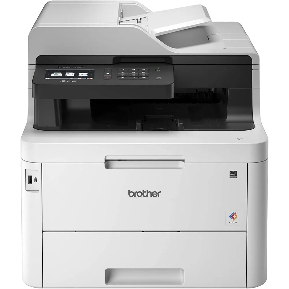 MFC-L3770CDW Wireless Color All-in-One Laser Printer, Auto 2-Sided Printing, 3.7 Inch Color Touchscreen, Print Scan Copy