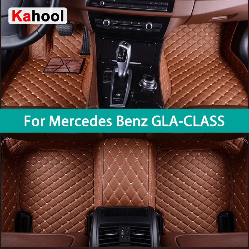 

KAHOOL Custom Car Floor Mats For Mercedes Benz GLA-CLASS H247 X156 2013-2023 Auto Carpets Foot Coche Accessorie