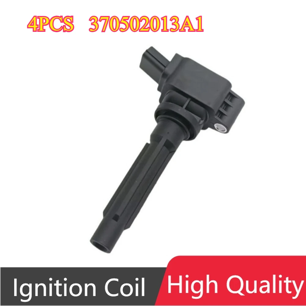 4Pcs 370502013A1 3705020-13A1 Ignition Coil For ZOTYE T600 T300 TS5  VGV U75 U70 DongFeng T3 T5 W15 BAIC M3 HANTENG X5 X7S 1.5T