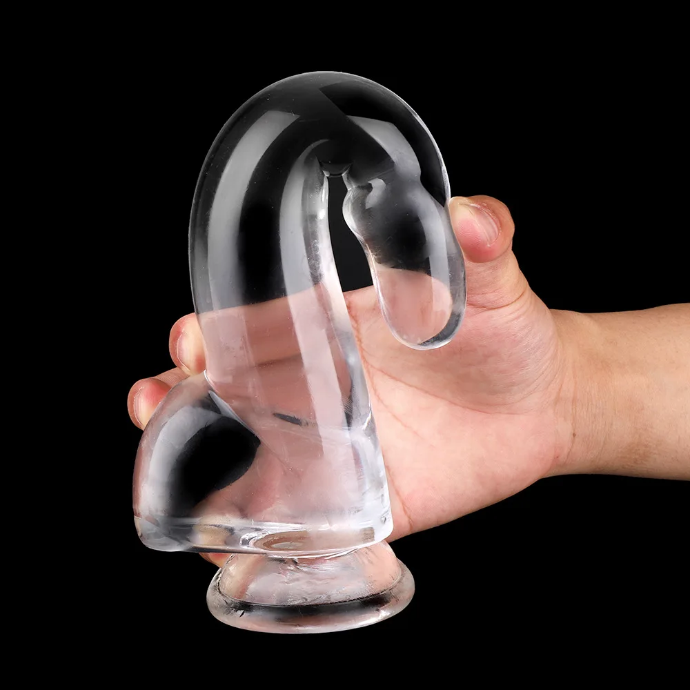 XXL Jelly Dildo realistico uovo pene ventosa Dildo nuovo grande dispositivo di masturbazione delle donne Pennis stimolatore clitorideo giocattolo