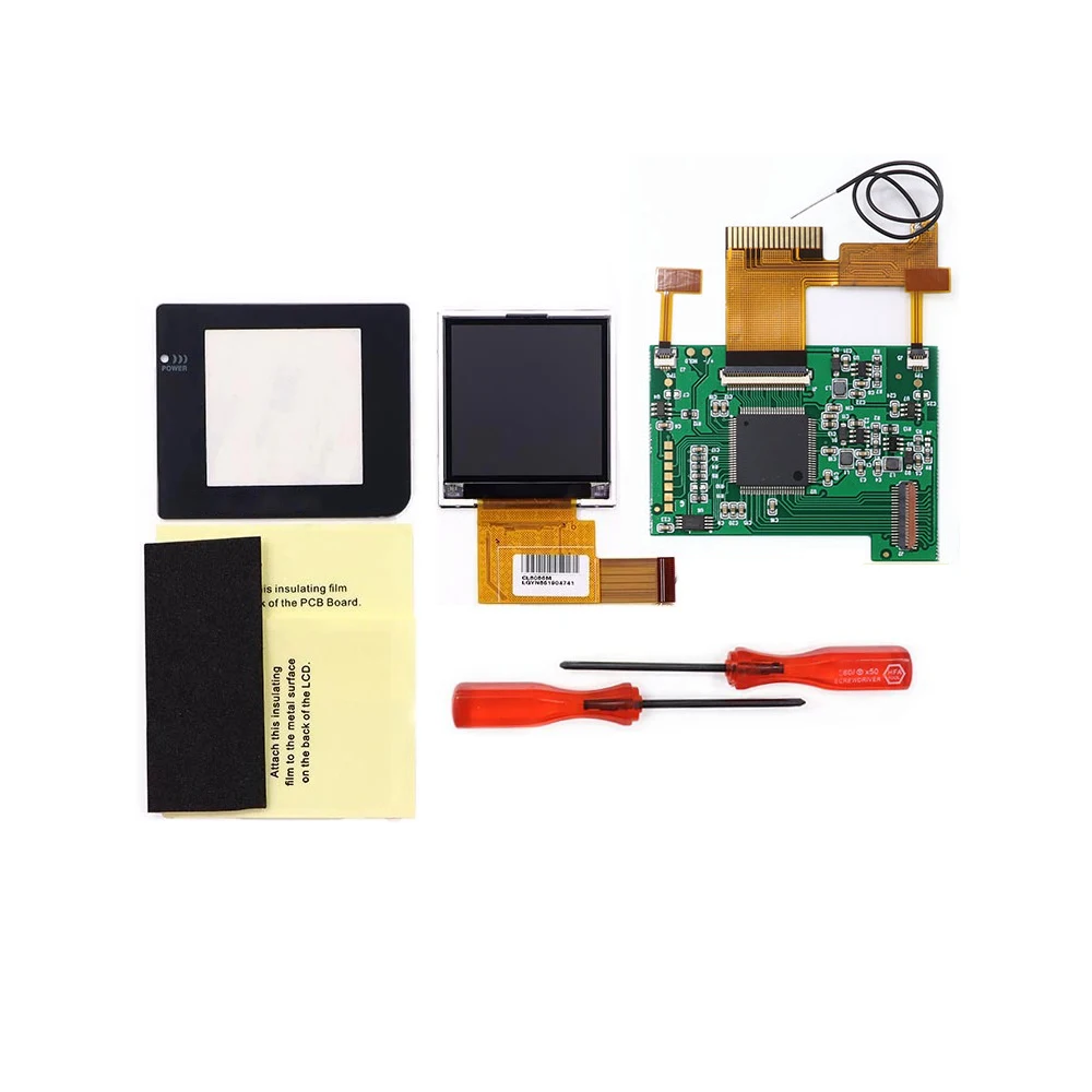 2.2inch Drop in For GBP Backlight IPS LCD Screen Brightness Kit for Game Boy Pocket No solder No need to trim shell image 3