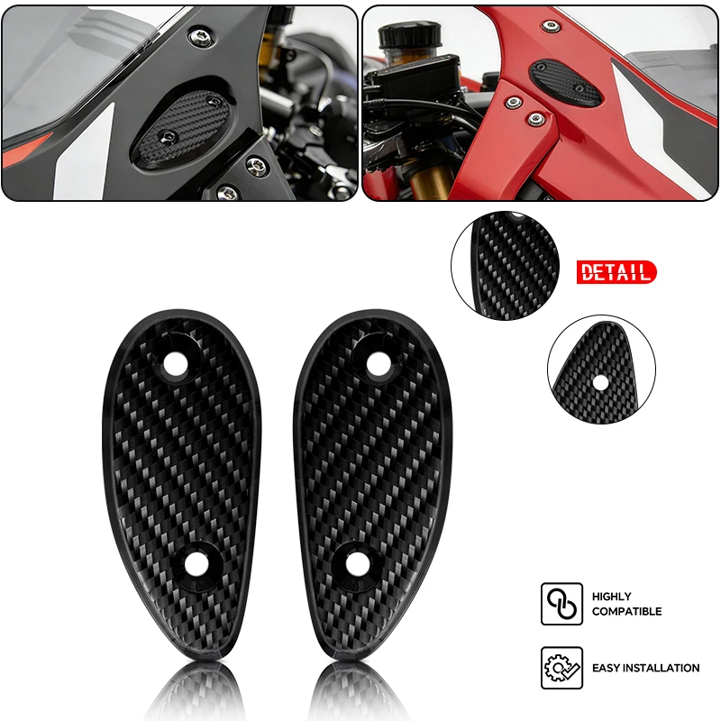 

2026 NEW Motorcycle Mirror Hole Cover Windscreen Driven Mirror Protection Cap For CBR1000RR CBR1000RR-R SP cbr1000rr 2008-2026
