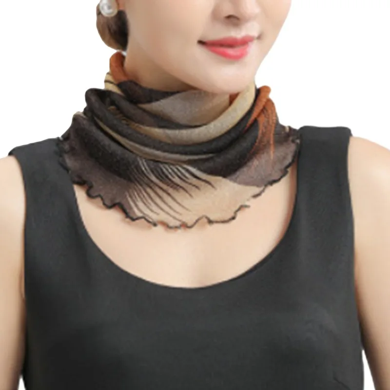 Chic Women's Chiffon Scarf, Gift for Her