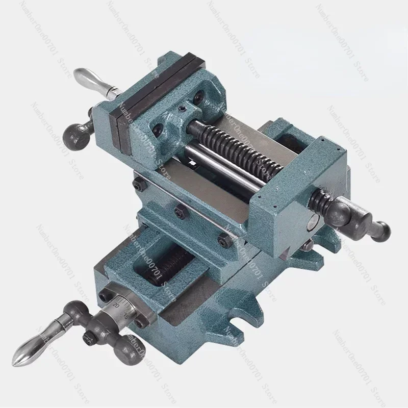 

Q97 Heavy-Duty Precision Cross-Nose Pliers Bench Vise Drilling Variable Milling Machine Two-Way Movable Vise Table Anvil