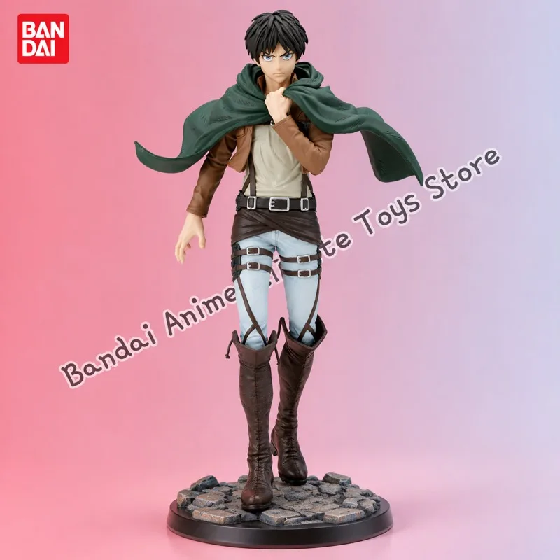 In Stock Bandai Original Banpresto Attack On Titan Eren Yeager Action Figure Model Doll Brand New Boxed Anime Characters Toys