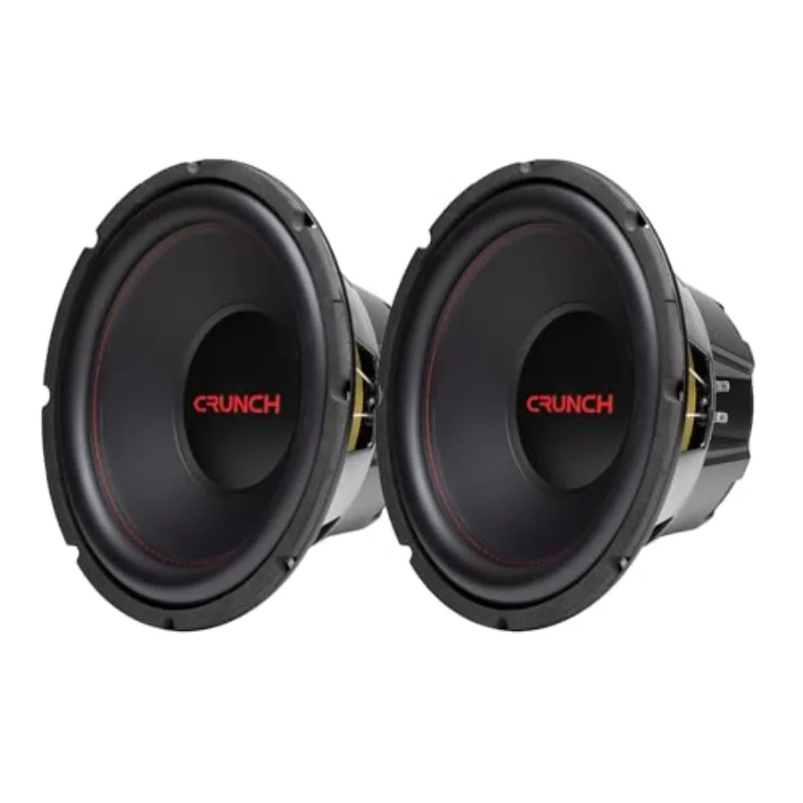 

Car audio subwoofer for sealed or vented enclosures, polypropylene cone, black, 800W RMS power handling
