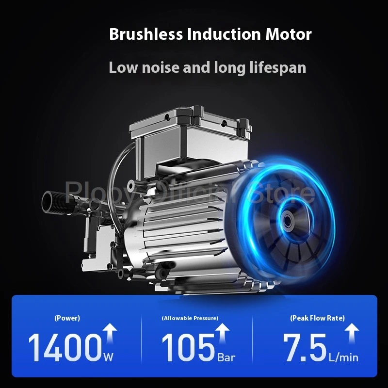 وسائط متعددة 1400 واط قوة النحاس التعريفي موتور آلة غسل سيارات المنزل استخدام السيارات ارتفاع ضغط قوية تنظيف أداة عجب 220/110 فولت