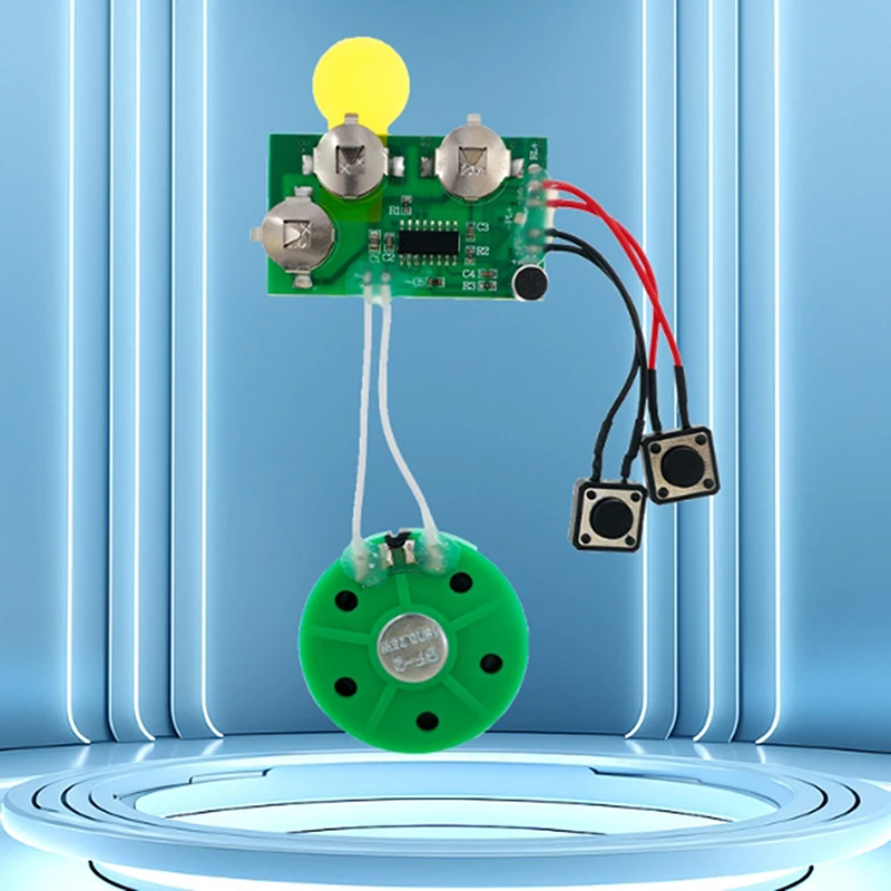 رقاقة بطاقات المعايدة DIY 120 ثانية قابلة للتسجيل وحدة رقاقة الصوت الصوتية القابلة للتسجيل رقاقة بطاقة المعايدة وحدة صوت قابلة للتسجيل