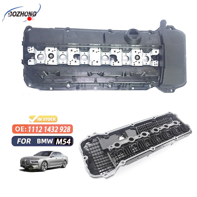 

1112 1432 928 is suitable for BMW m54 engine valve cover cover e90 e60e39 auto parts 11127512839 high quality.