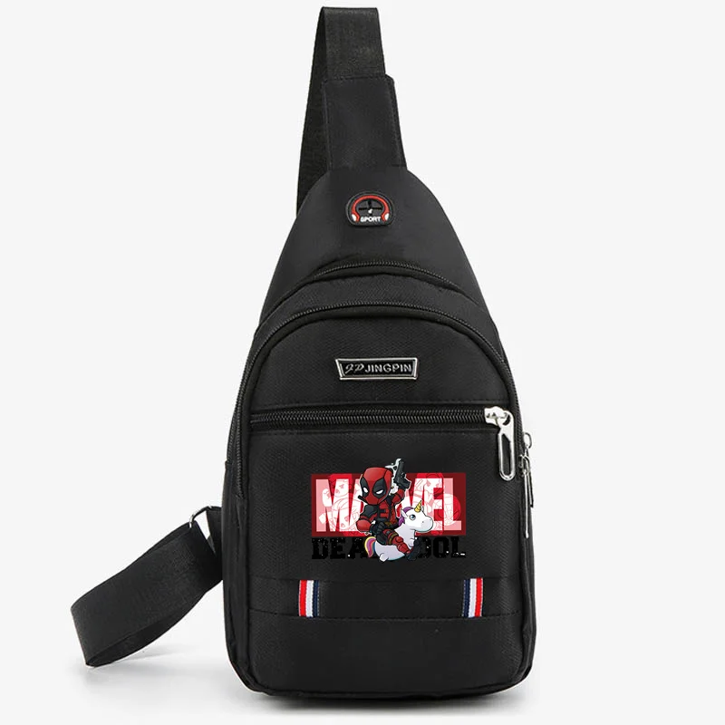 2024 nowy Deadpool Spider-man Oxford męska torba na klatkę piersiową Crossbody na jedno ramię torba podróżna torba na klatkę piersiową torba męska klatki piersiowej