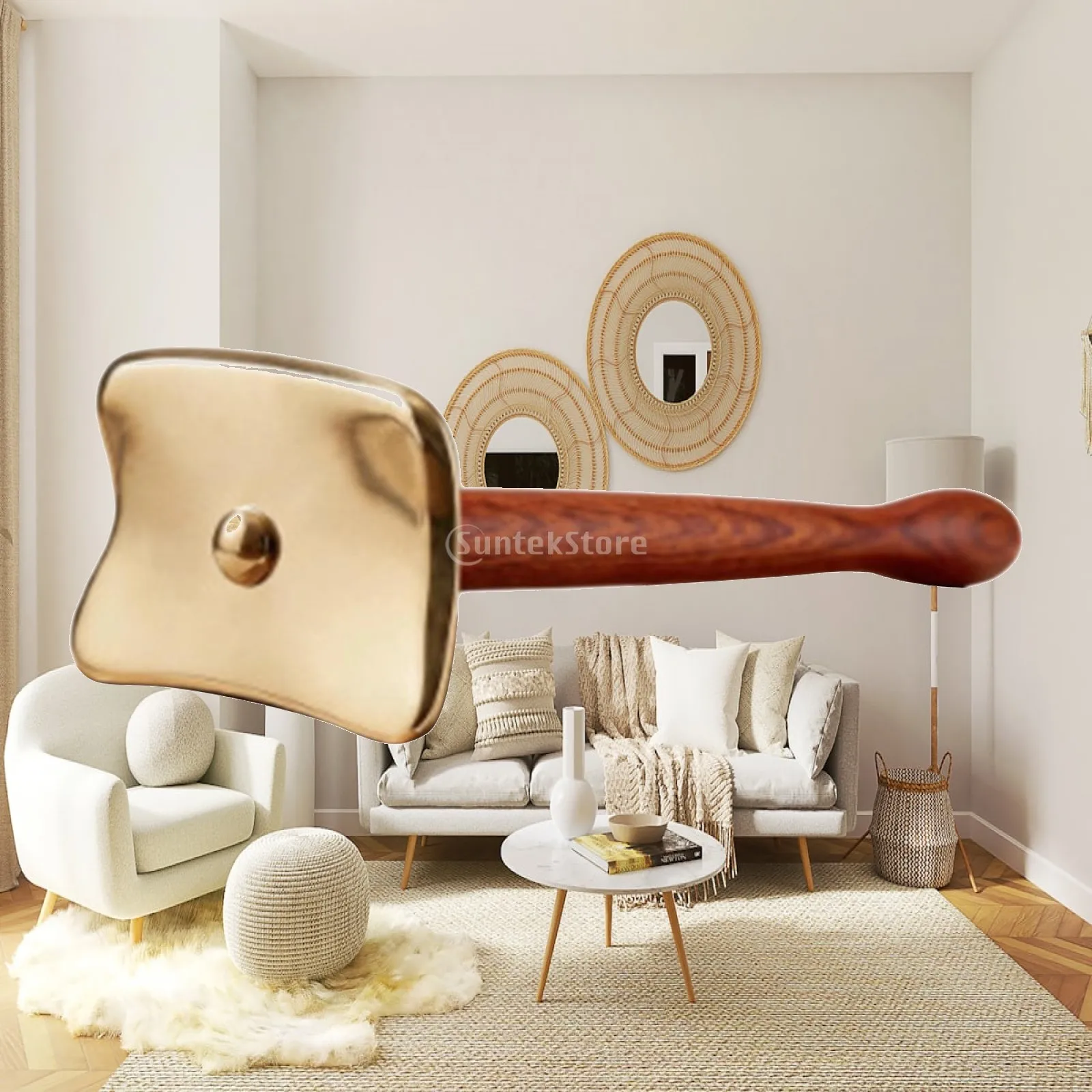 Gua Sha Board Ergonomic Traditional Wooden Multifunctional Back Practical for Home Use Chinese Comfortable Full Body Brown