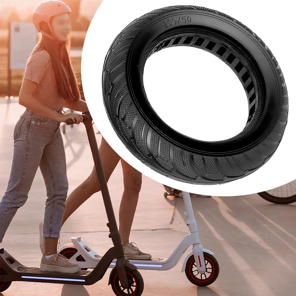 Electric Scooter Solid Tire 8 Inch Rubber Explosion-proof Tyre Brushless Motor Wheel Tire E-bike Tyre Accessories