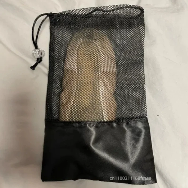 Sac de rangement pour chaussures de danse, chaussures d'entraînement, sac en maille à semelles souples, accessoires de rangement pour chaussures de danse en Studio de danse