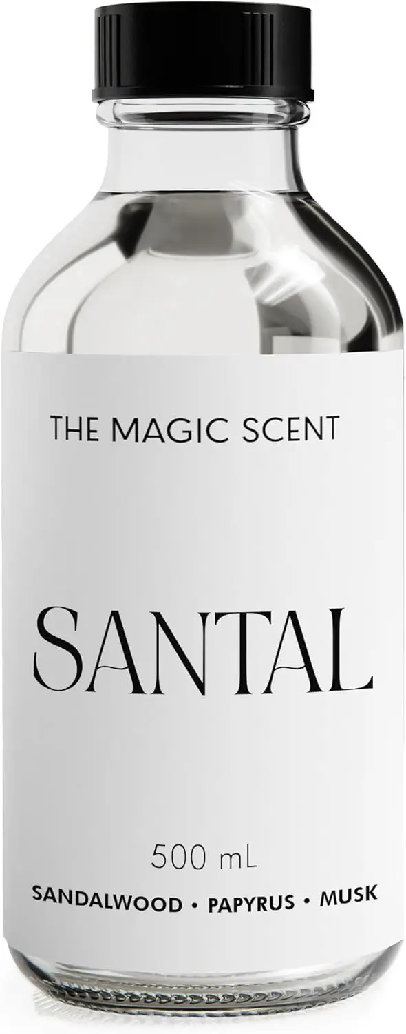

Ароматическое масло для диффузора Santal - аромат сандалового дерева, мускуса и кардамона для домашней ароматерапии, 500 мл