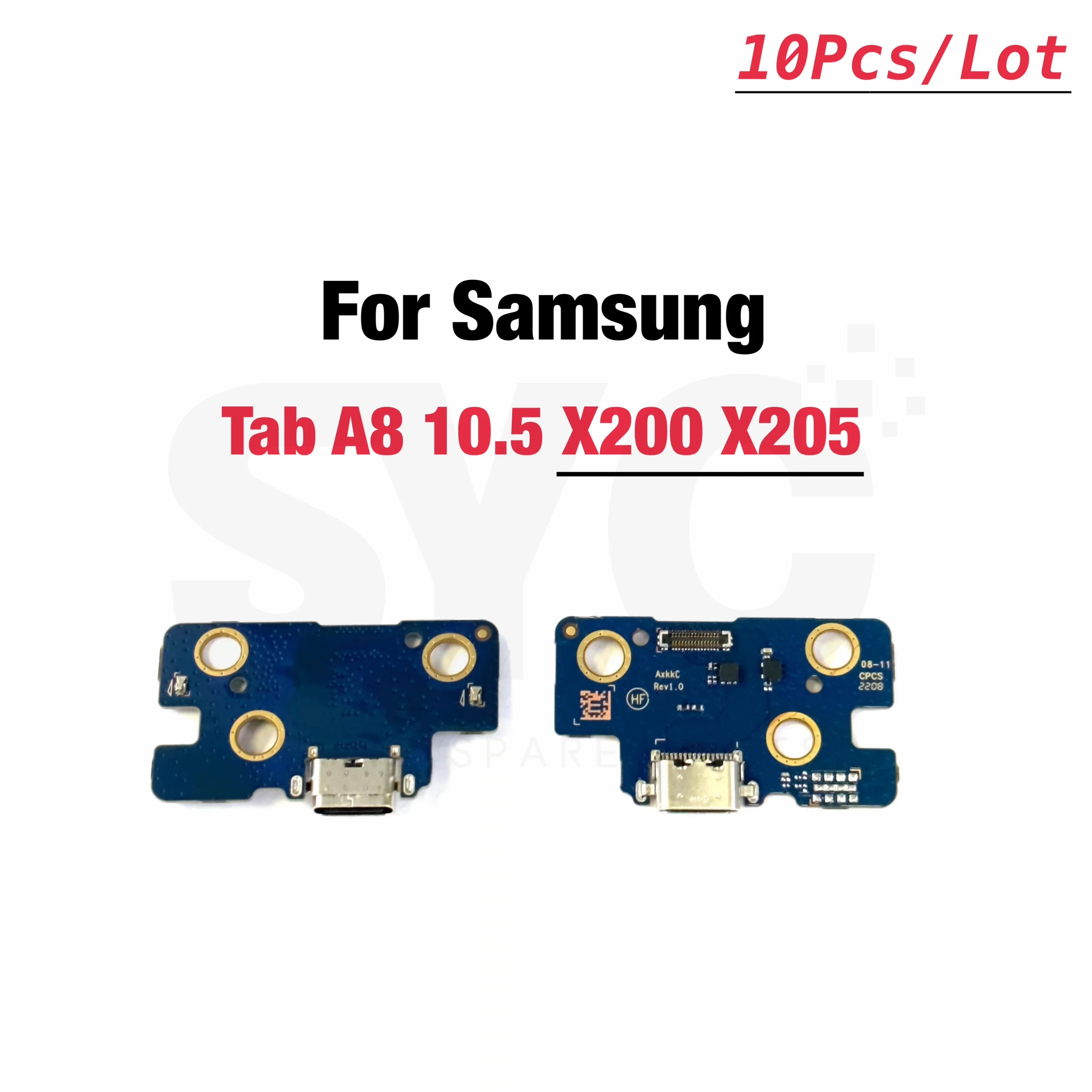 10Pcs/Lot Good quality For Samsung  Tab A8 10.5 2021 SM X200 X205 USB Dock Charger Port Charging Port Board Flex Cable