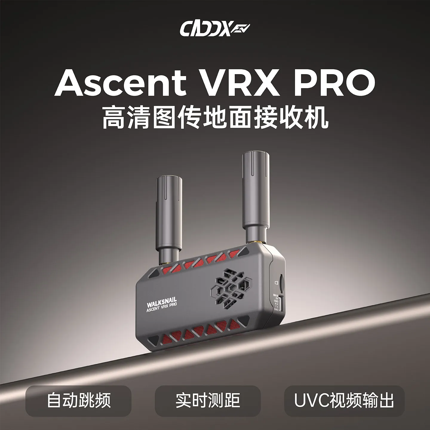 CADDX Walksnail Ascent VRX PRO Digital HD Ground Receiver For FPV Drone, Fixed‑Wing, RC Car