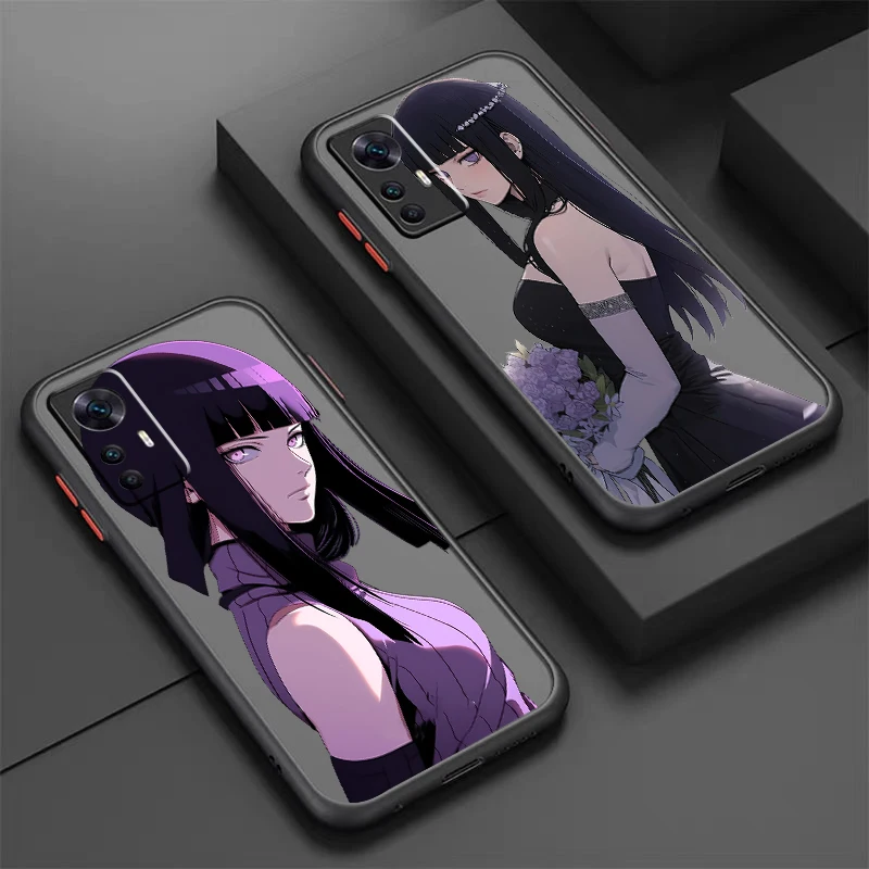 

H-Hinata Japanese Cartoon Frosted Translucent For Xiaomi Mi 13 12 12T 11T 11 11i 10T 10 9T Pro Lite Ultra 5G Back Phone Case