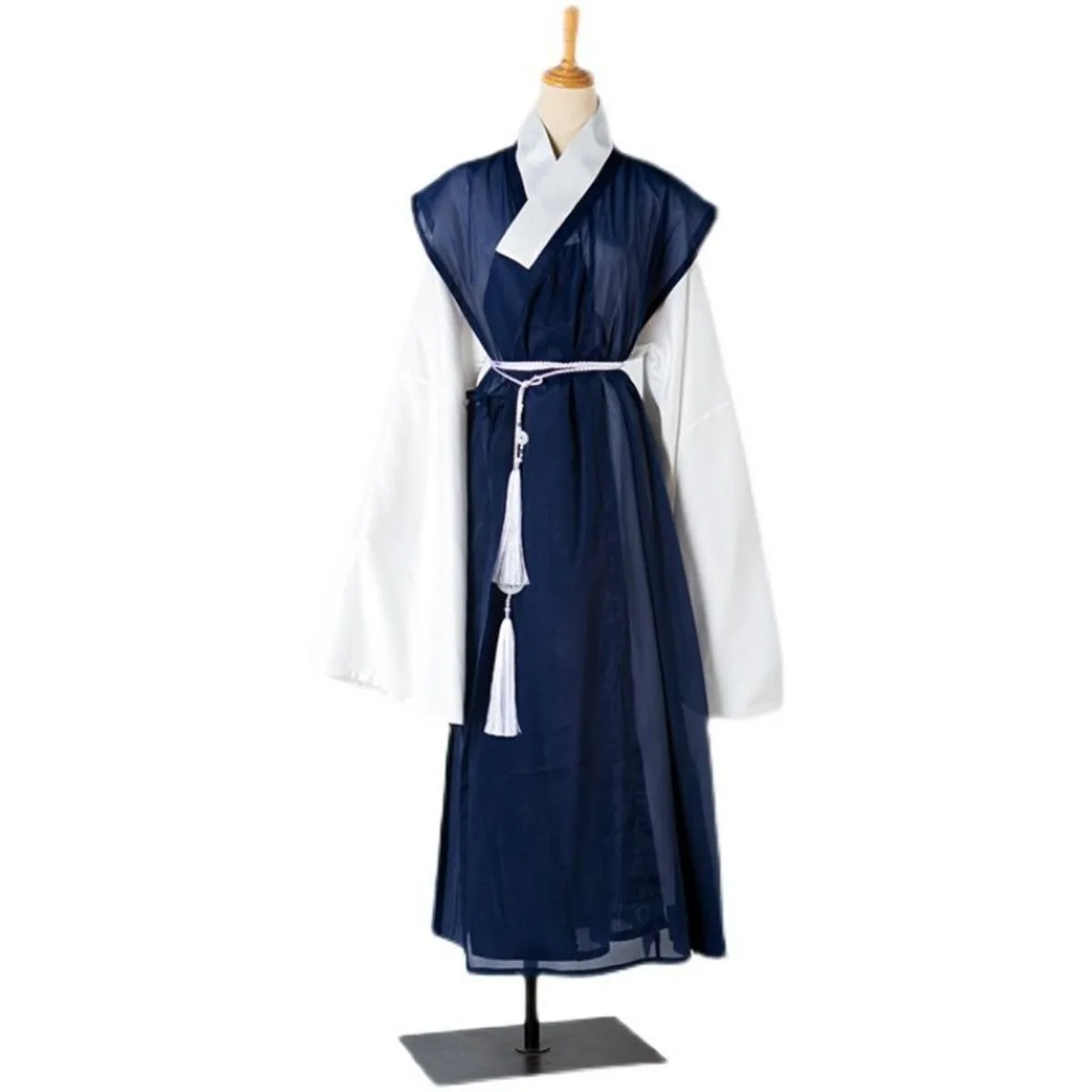 New Improved Ming Dynasty Hanfu, Men Taoist Robe Full Set, Ethereal Wuxia Ancient Style Costume for Men