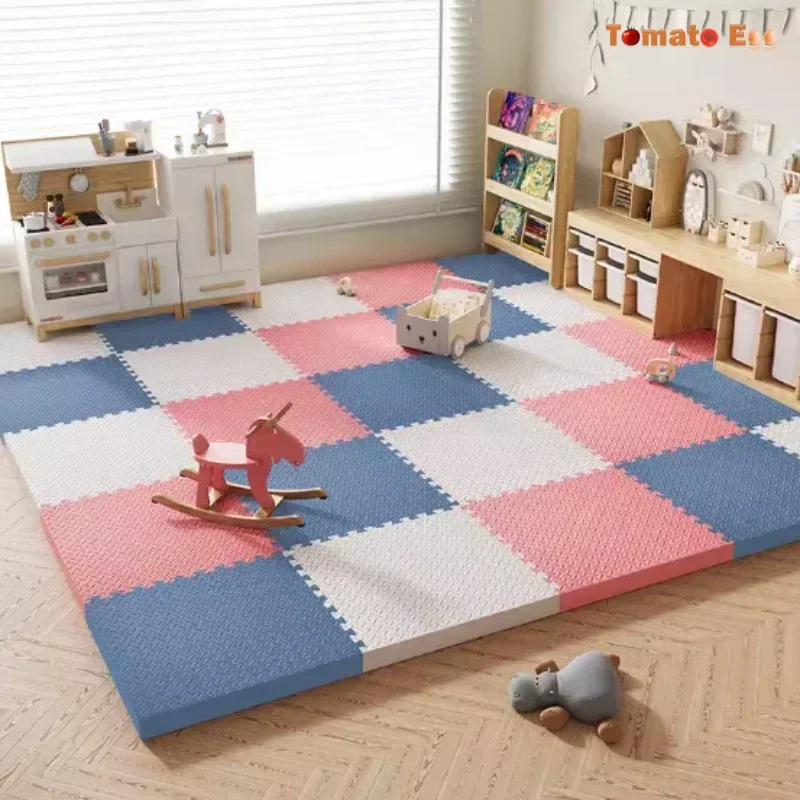 Baby Play Mat EVA Foam Interlocking Anti-Slip Sports Rug Family Children's Room Game Puzzle Carpet Anti-fall Carpet