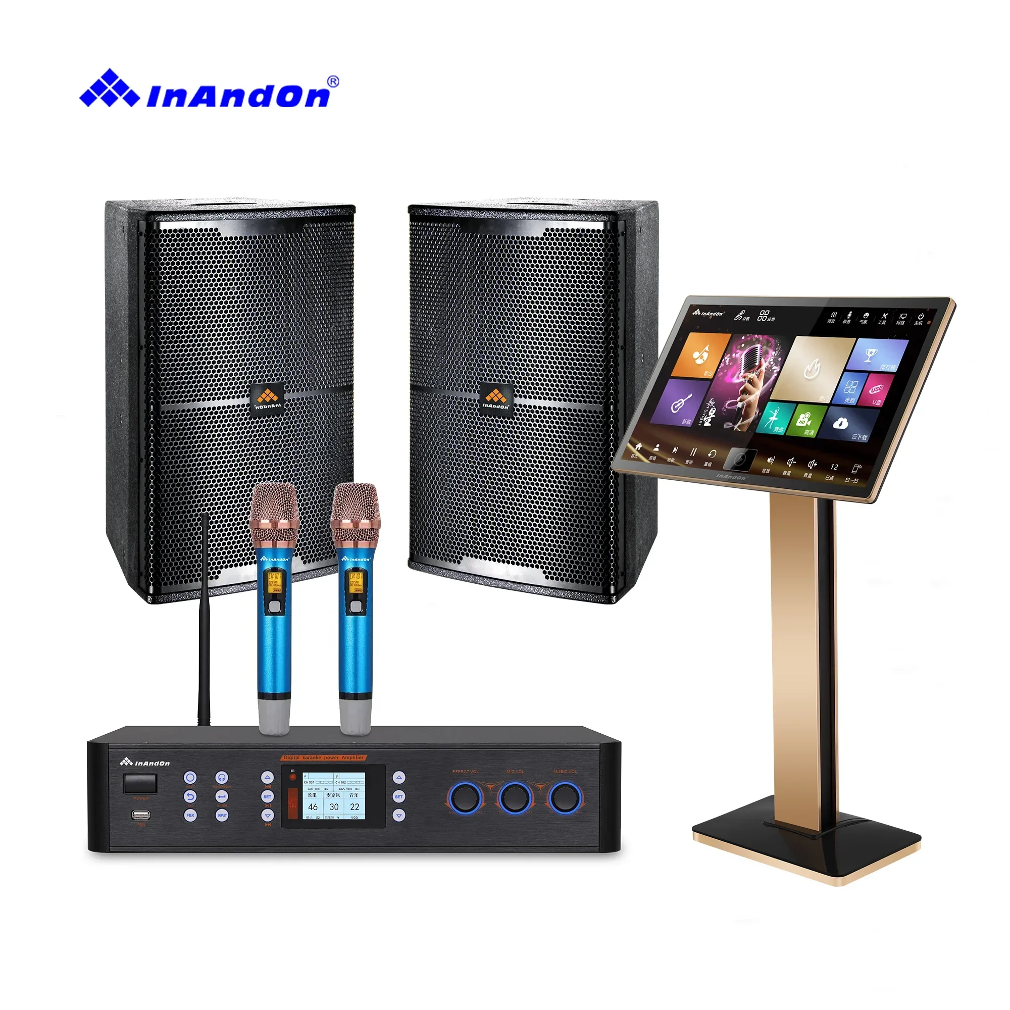 InAndOn Ultimate Professional 8TB Karaoke Machine Bundle 22