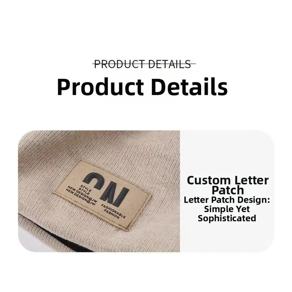 

Womens Knitting Beanies Hat For Autumn Winter Large Size Head Circumference Covering Stretch Ladies Cap