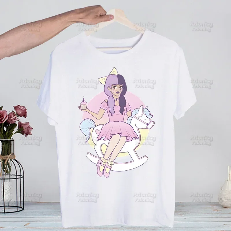 Melanie Martinez Crybaby T-Shirt Men Unisex Anime Cartoon Design Men Tee Shirt Homme Summer Tops Short Sleeve Vintage