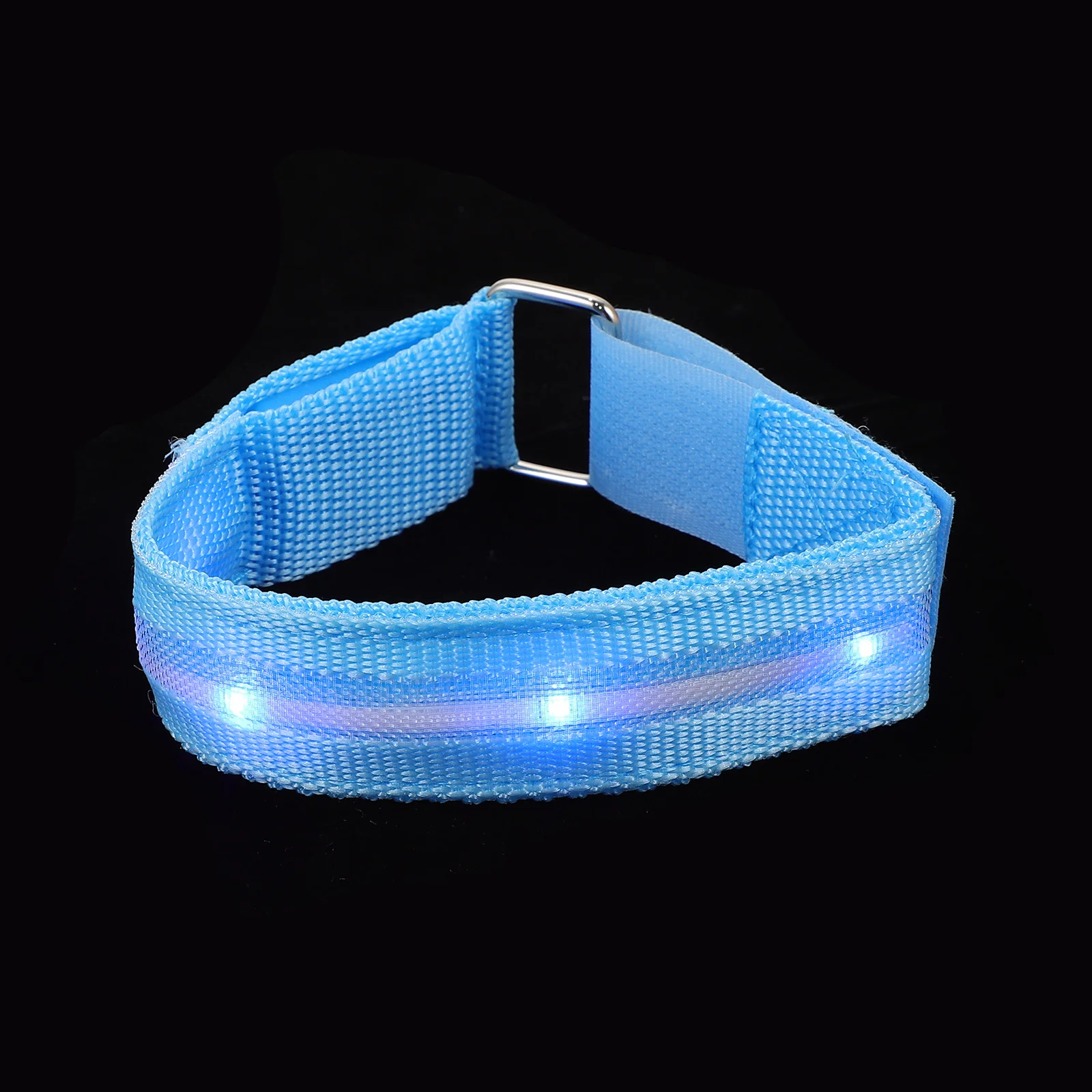 1pc Leucht Lauf Armband High Grade Nylon Einstellbare Leuchtende Strap Für Nacht Sport Outdoor Sicherheit Led Armband Camping