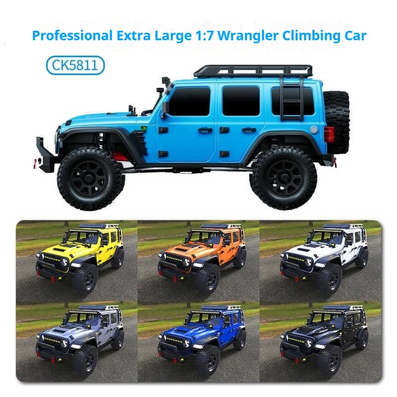 

CK5811 Wrangler 1:7 альпинистский автомобиль RC автомобиль с дистанционным управлением имитация внедорожника электрический полный привод бесщеточная игрушка